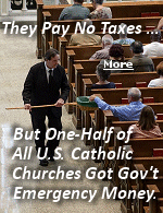 9,000 Catholic churches received Paycheck Protection Program loans meant for small businesses.
